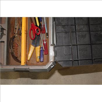 Keter Rolling Tool Box With Assorted Hardware