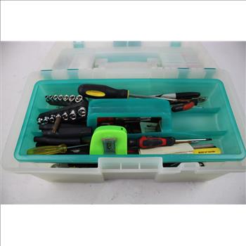 Keter Tool Box With Drill Master Drill And More Mixed Tools
