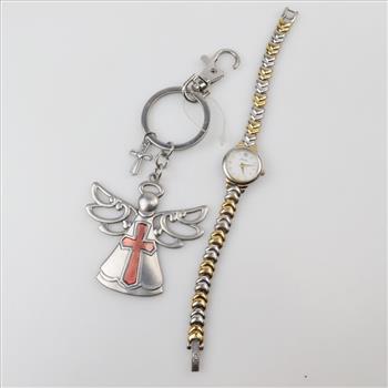 Keychain And Watch, 2 Pieces