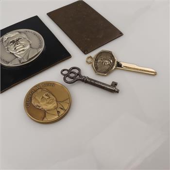 Keys, Loose Stone, Tokens, 6 Pieces