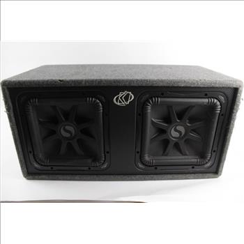 Kicker 08DS12L54 2 Solo-Baric 12-Inch Vent Box 4-Ohm Subwoofer