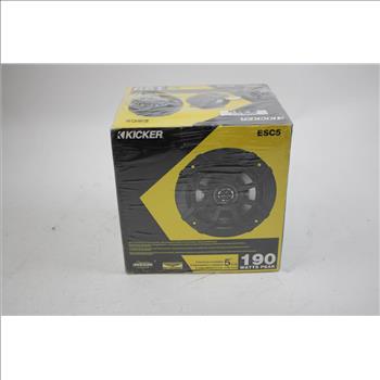 Kicker Coaxial Car Audio 190 Watts Speaker