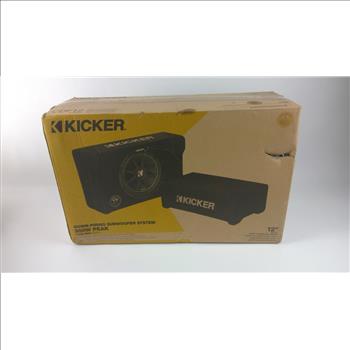 Kicker Down-Firing Subwoofer System, CDF12