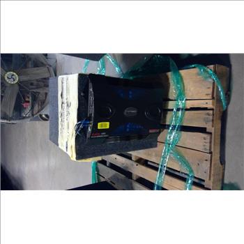 Kicker Speaker In Enclosure With Nitro Amplifier