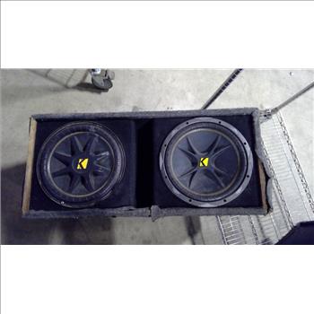 Kicker Speakers In Enclosure