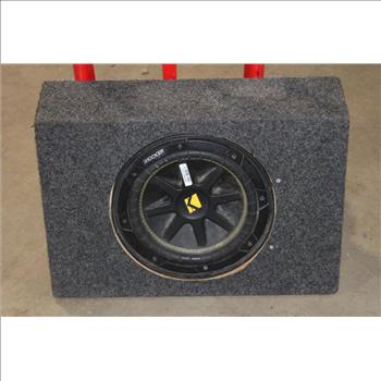 Kicker Subwoofer With Enclosure