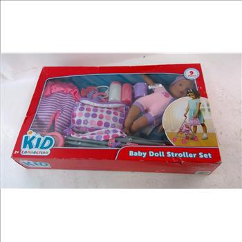 Kid Connection Baby Doll Stroller Set