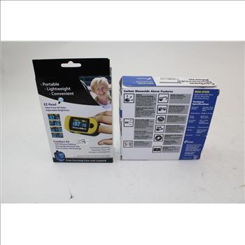 Kidde Carbom Monoxide Alarm & Choice Mmed Pulse Oximeter; 2 Pieces
