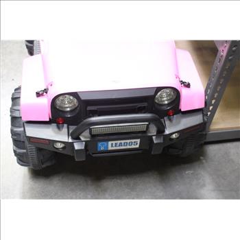 Kid's Drivable Pink Jeep