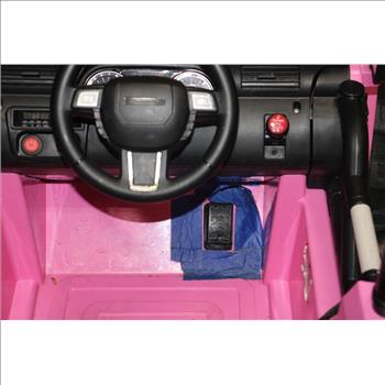 Kid's Drivable Pink Jeep