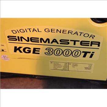 Kipor Sinemaster KGE3000Ti Quiet Portable Generator