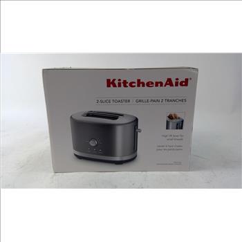 Kitchen Aid 2-Slice Toaster, KMT2116CU, Contour Silver