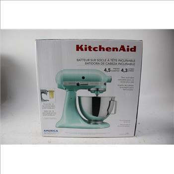 Kitchen AId Tilt-Head Stand Mixer, Ice Blue, KSM96IC