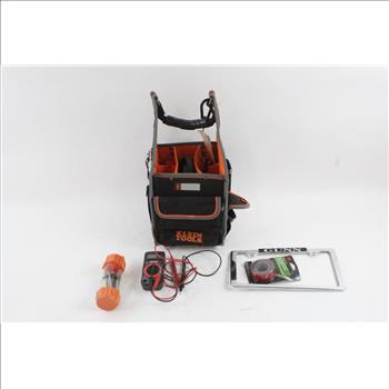 Klein Tool Bag, Multimeter And More, 7 Pieces