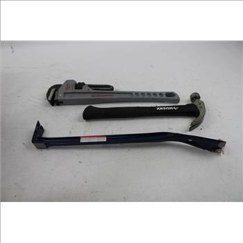 Klein Tools Adjustable Wrench, Milwaukee Jaw-Locking Pliers, And More, 6 Pieces