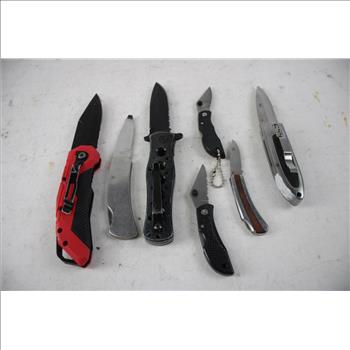 Klein Tools And Other Knives, 7 Pieces