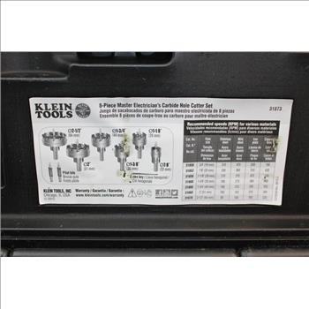 Klein Tools Master Electrician's Carbide Hole Cutter Set