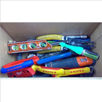 Klein Tools Pliers, Level, Gearwrench Socket Wrench, And More