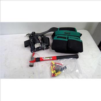 Klein Tools, Sata Tool Pouches, Pittsburgh Framing Hammer, And More, 4 Pieces
