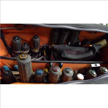 Klein Tools Tool Bag With Screwdrivers, Pliers, Electrical Tape, And More