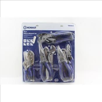 Kobalt 10 Piece Pliers And Wrench Set