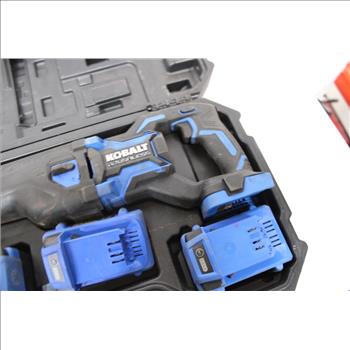 Kobalt 24V Brushless Reciprocating Saw Starter Kit