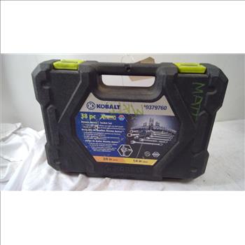 Kobalt 38 Pc. Xtreme Access Socket Set, 0379760