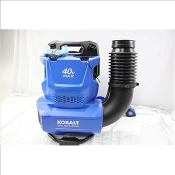 Kobalt 40-Volt 135-mph Brushless Backpack Cordless Electric Leaf Blower 4 Ah