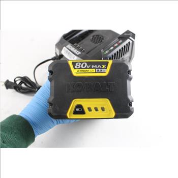 Kobalt 80v Dc Lithium-ion Battery Charger And Battery