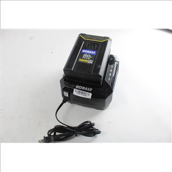 Kobalt 80v Dc Lithium-ion Battery Charger And Battery