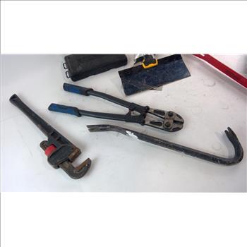 Kobalt Bolt Cutter, Husky Pipe Wrench And More, 10+ Pieces