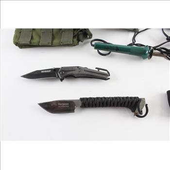 Kobalt Folding Pocket Knife And More, 6 Pieces