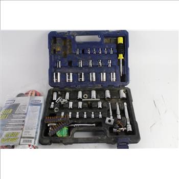 Kobalt Ratchet And Socket Set And More, 7 Pieces