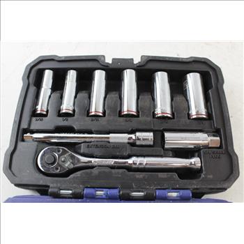 Kobalt Socket And Ratchet Set: 40 Pieces