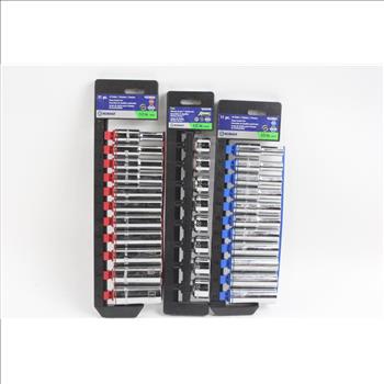 Kobalt Socket Sets, 3 Pieces