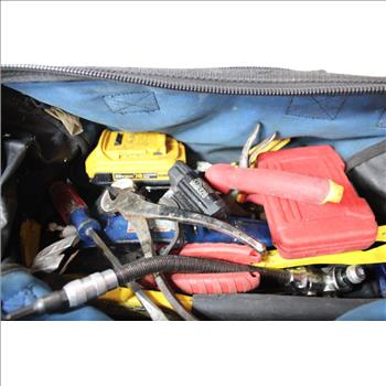 Kobalt Tool Bag, Dewalt Tool Batteries, Drill Bits, Stanley Hammer, & More