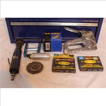 Kobalt Toolbox With Sockets, Heavy-duty Stapler And More Tools