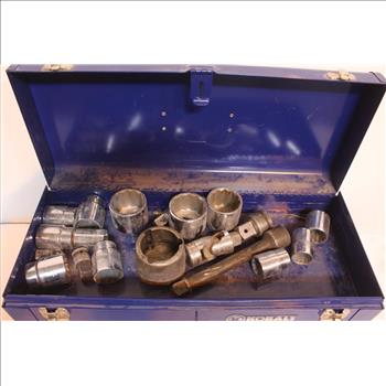 Kobalt Toolbox With Sockets, Heavy-duty Stapler And More Tools