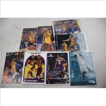 Kobe Bryant Trading Cards, 16 Pieces