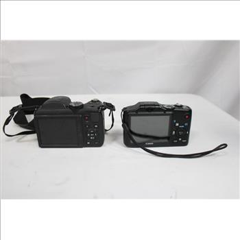 Kodak PixPro And Canon PowerShot Digital Cameras, 2 Pieces