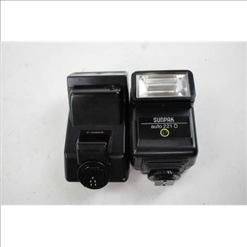 Kodak Pony 828 Film Camera, Canon 300EZ Speedlite, & More 5 Pieces