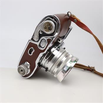 Kodak Retina Reflex III Vintage 35mm Film Camera And Case