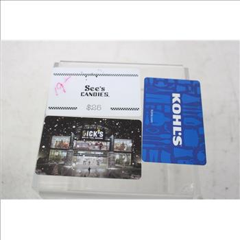 Kohl's Gift Card, 5 Pieces