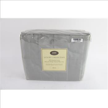 Kohl's Luxury Collection 600 Thread Count Damask Stripe Sateen Queen Sheet Set