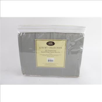 Kohl's Luxury Collection 600 Thread Count Damask Stripe Sateen Queen Sheet Set