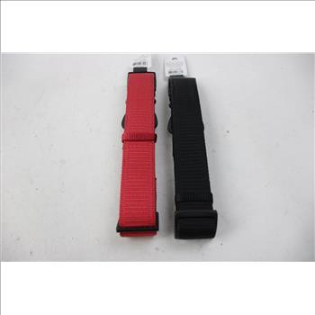 Kong Ultra Durable Large Collars, Red, Black, 2 Pieces