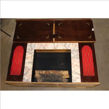 Koronette Stereo/Fireplace/Bar - Unique Item!
