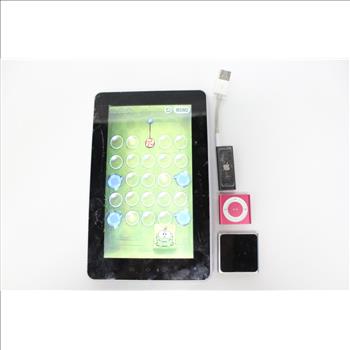 Kurio Tablet, 6th Gen Apple Ipod Nano A1366,  And 4th Gen Ipod Nano A1373.and More. 4 Pieces