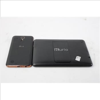 Kurio Tablet And Cellphone, 2 Pieces