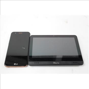 Kurio Tablet And Cellphone, 2 Pieces